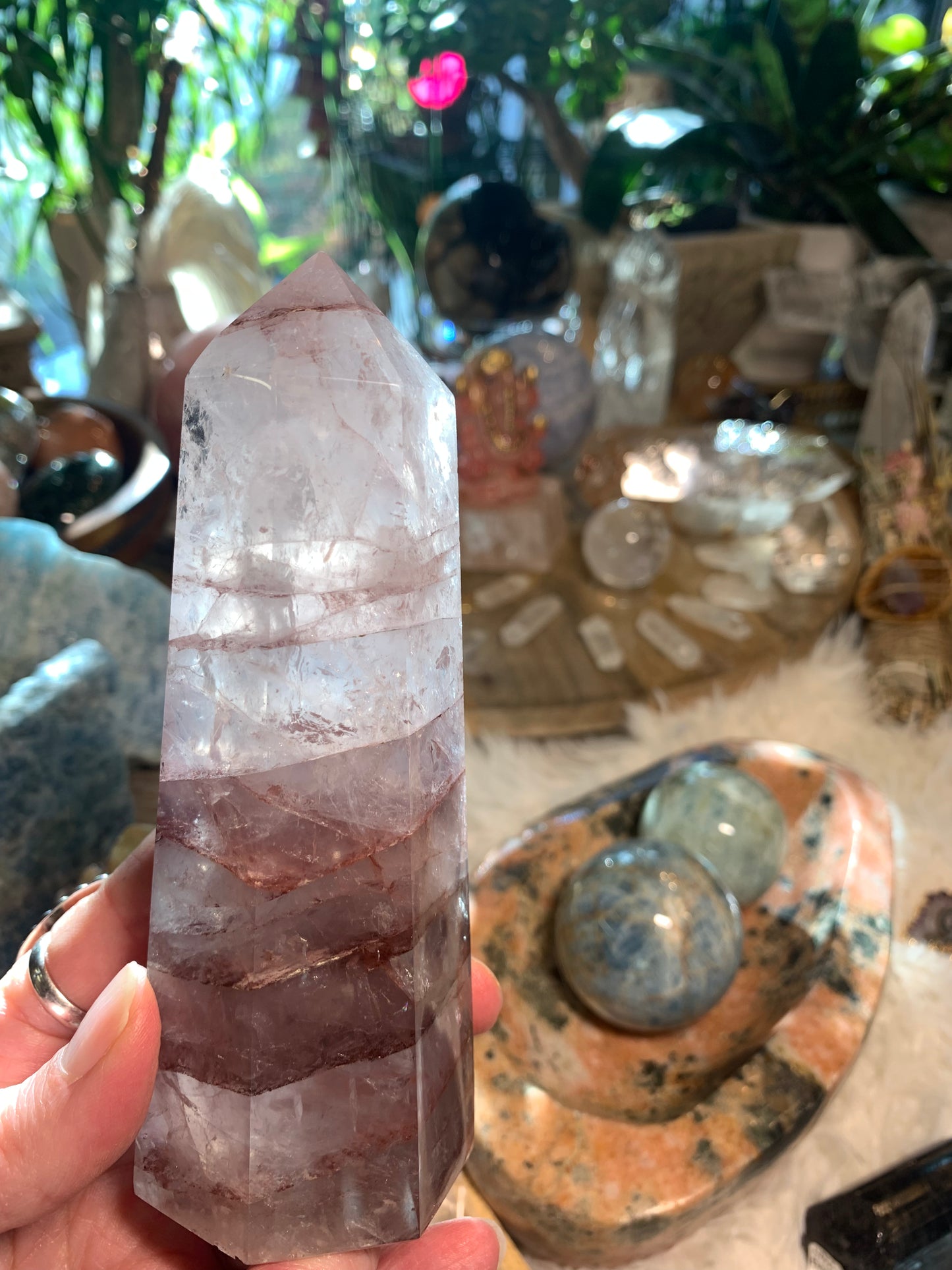 Hematoid Quartz Generator - Madagascar