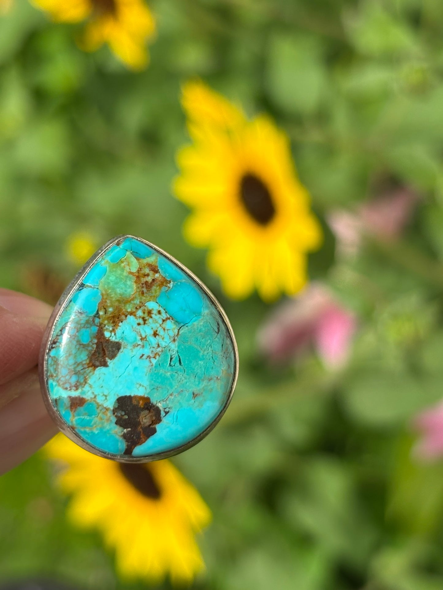 Turquoise Ring size 9.5