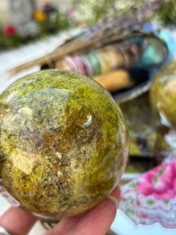 Green Opal sphere