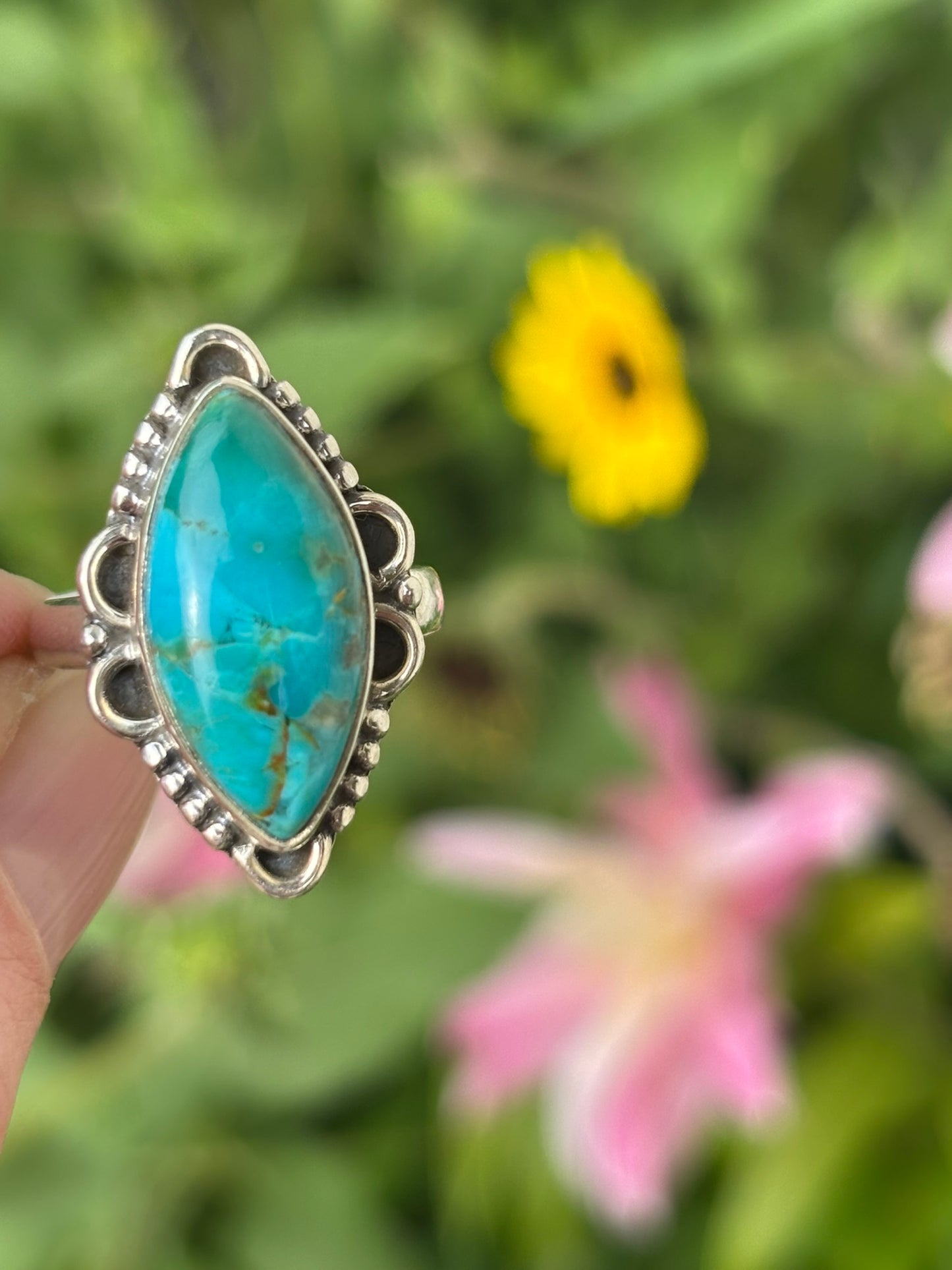 Turquoise Ring size 8