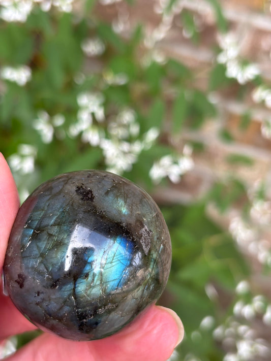 Labradorite sphere - Madagascar