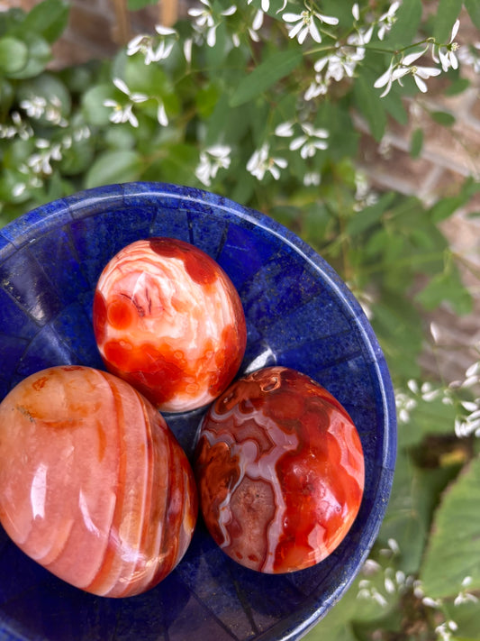 Carnelian - Palm Stone | Madagascar