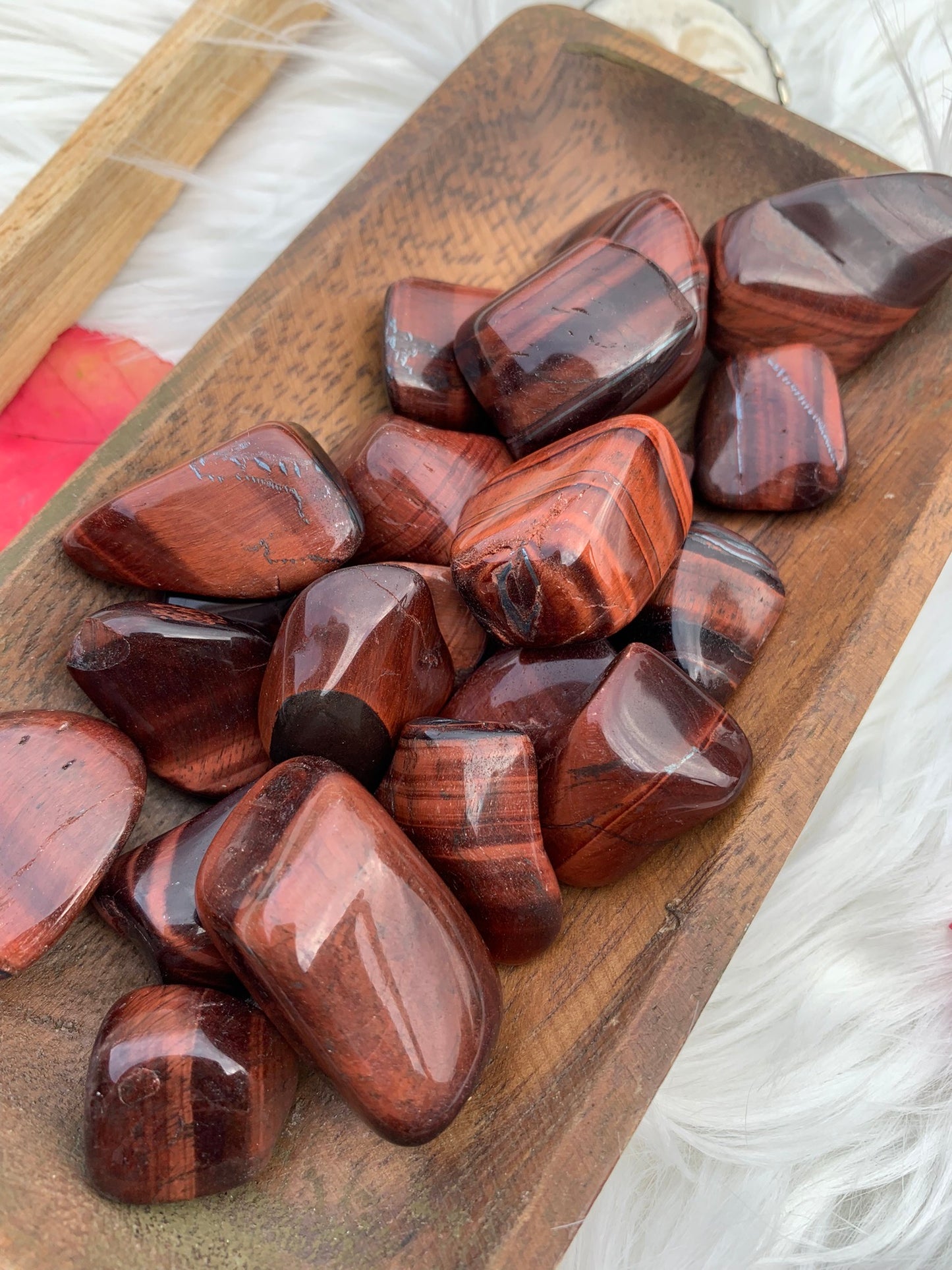 Red Tiger's Eye - Tumble