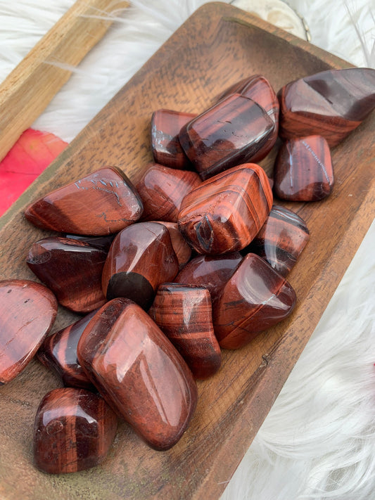 Red Tiger's Eye - Tumble