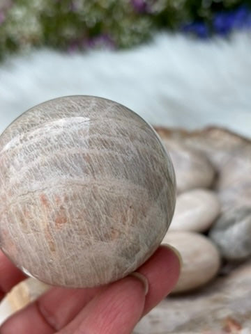 Microline Moonstone Sphere