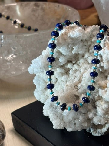 Blue Horizon — American Turquoise and Lapis Lazuli