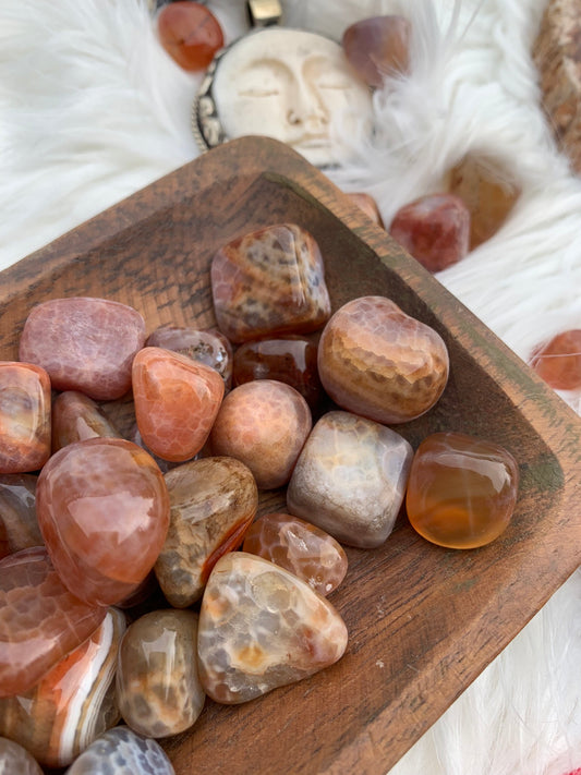 Fire Agate- Tumble