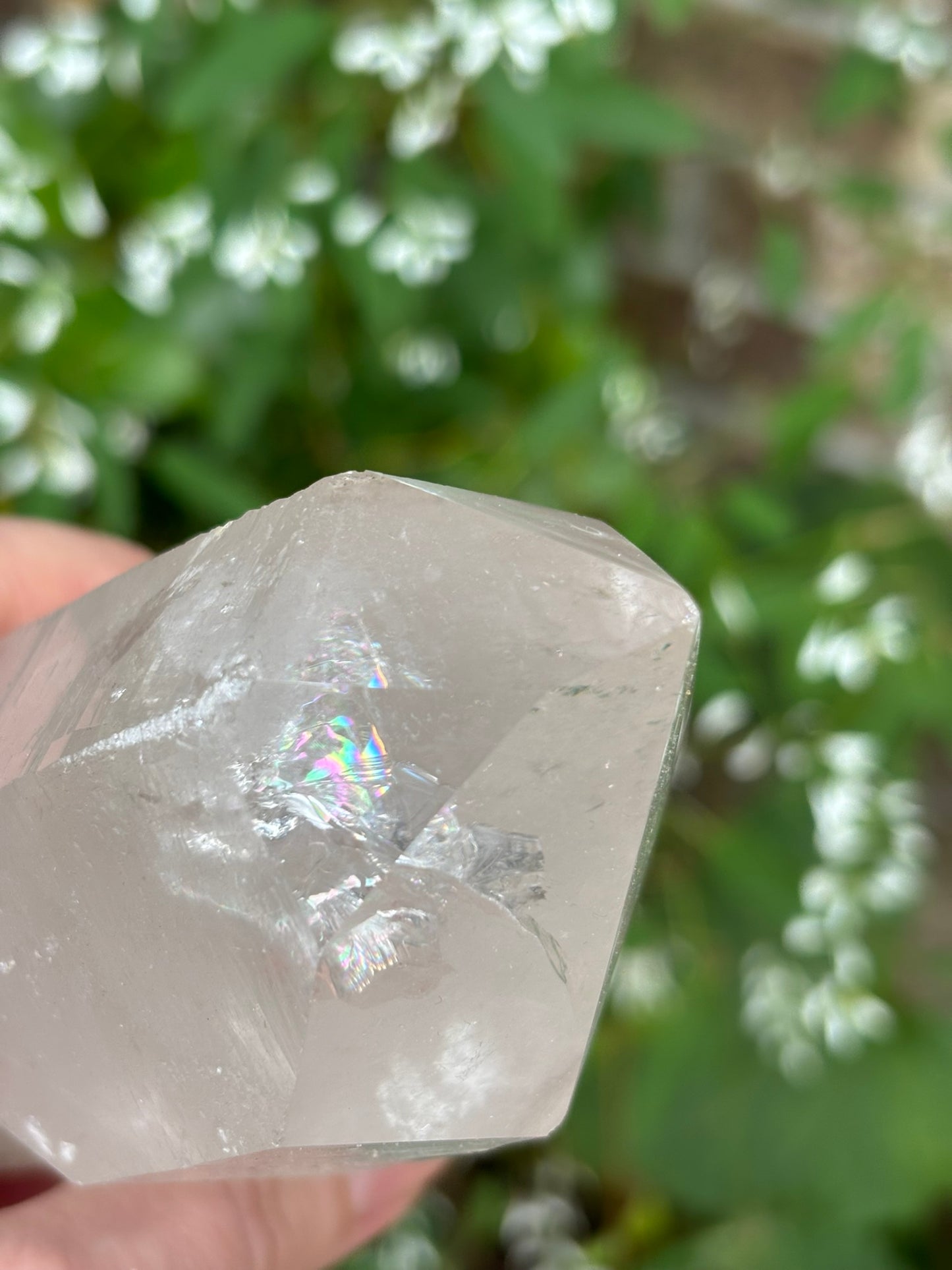 Lemurian Quartz Point - Rainbow - Key