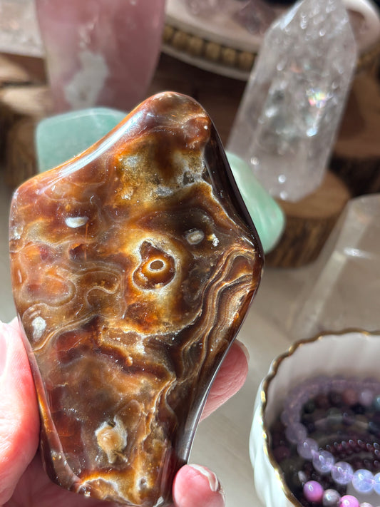 Chocolate Calcite - Free Form | Pakistan