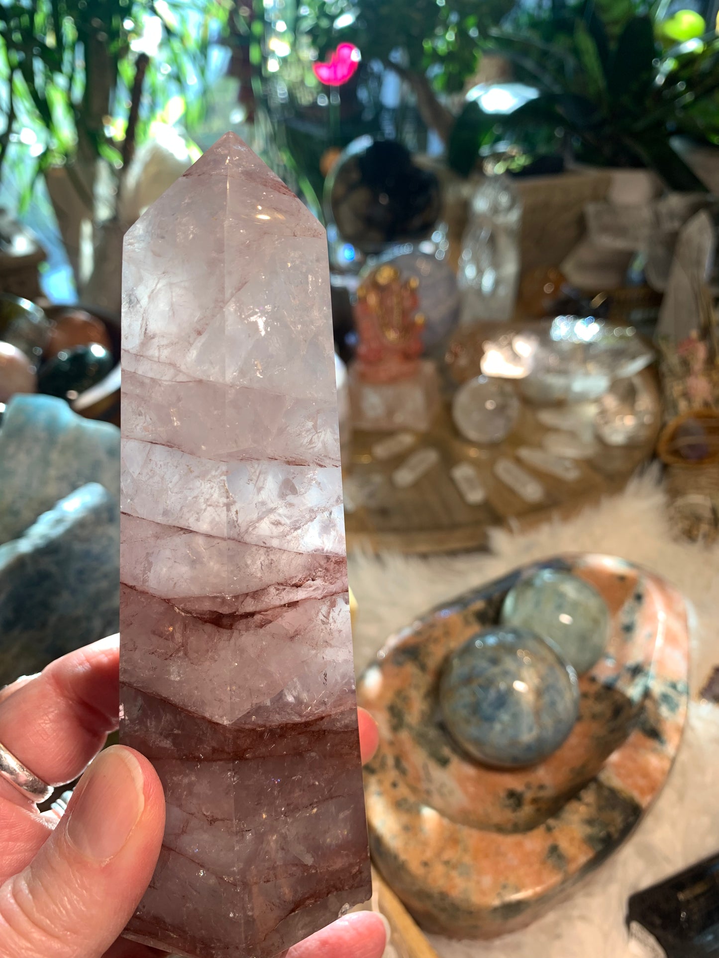 Hematoid Quartz Generator - Madagascar