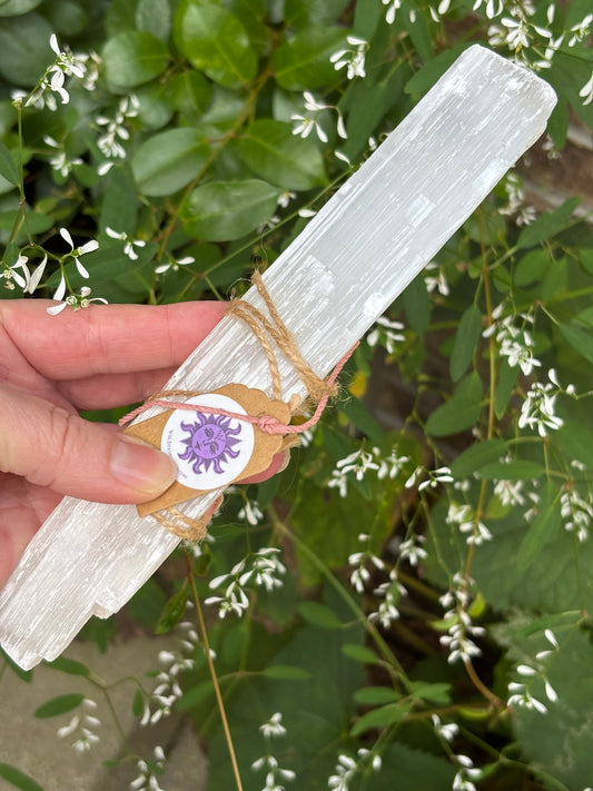 Natural Selenite Wand | Morocco
