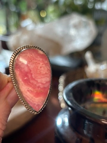 Rhodocrosite Ring size 9