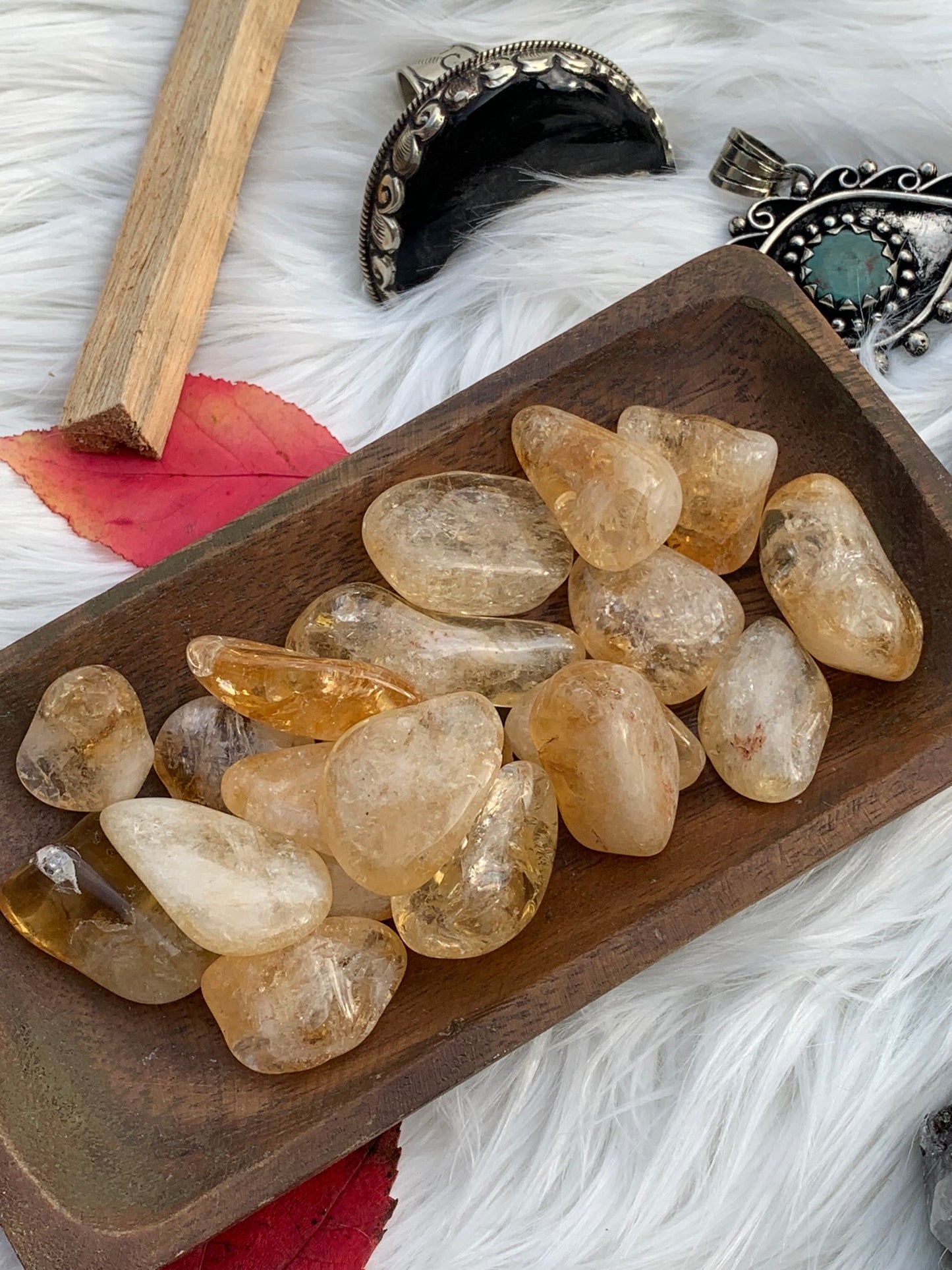 Golden Amethyst "Heat treated Citrine" - tumbles