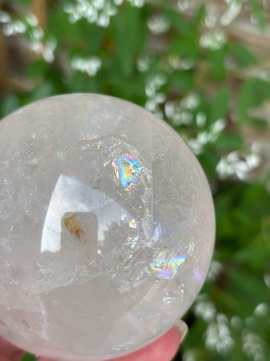 Lemurian Quartz Sphere - Brazil