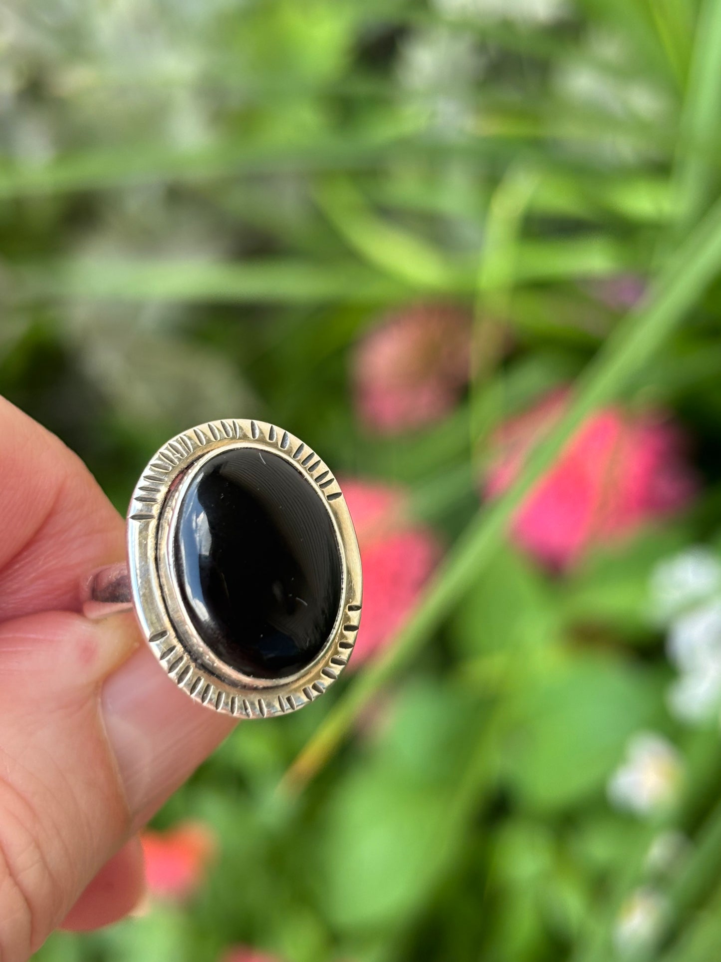 Black Onyx Ring size 7