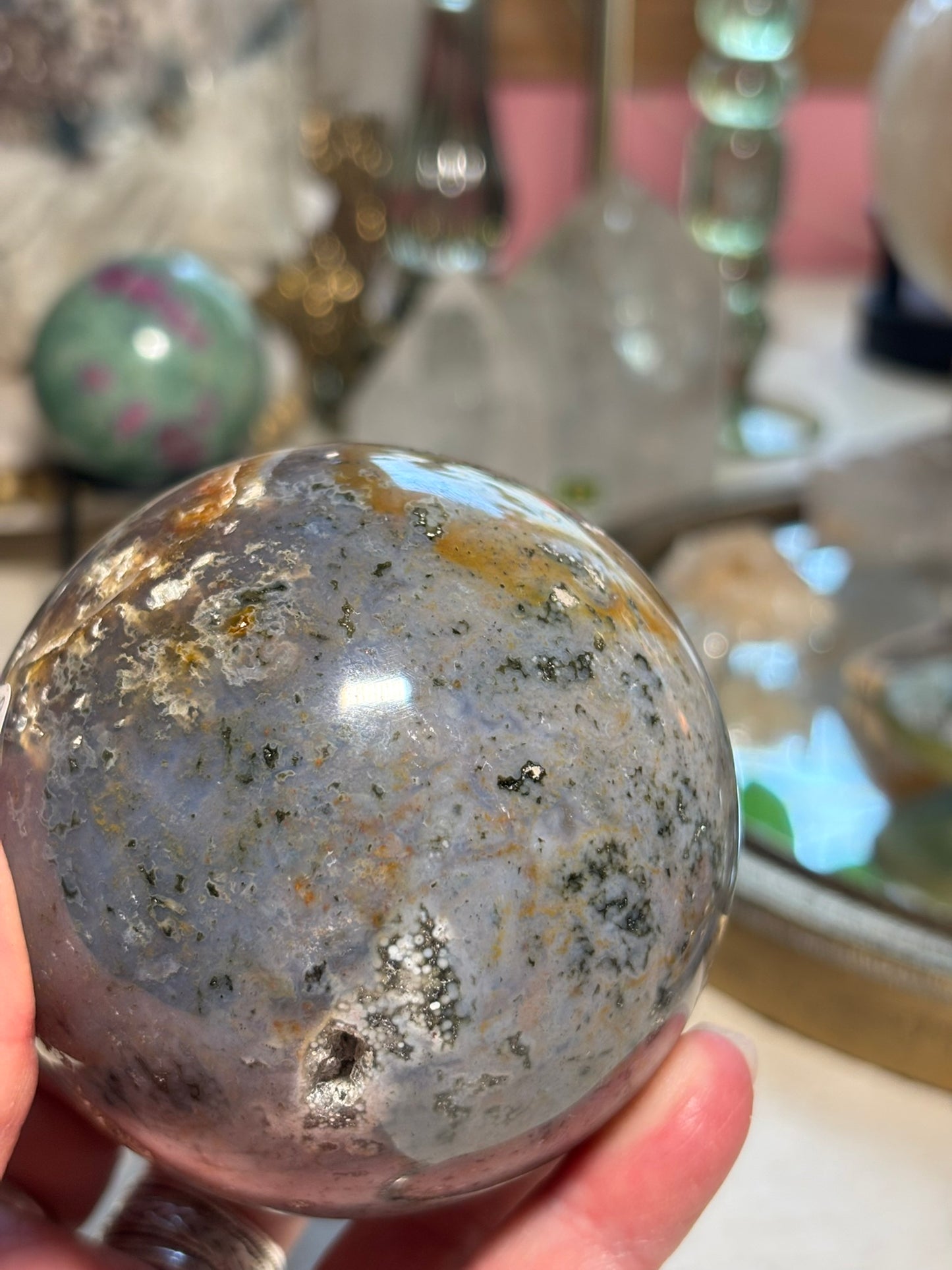 Sea Jasper Sphere - Madagascar