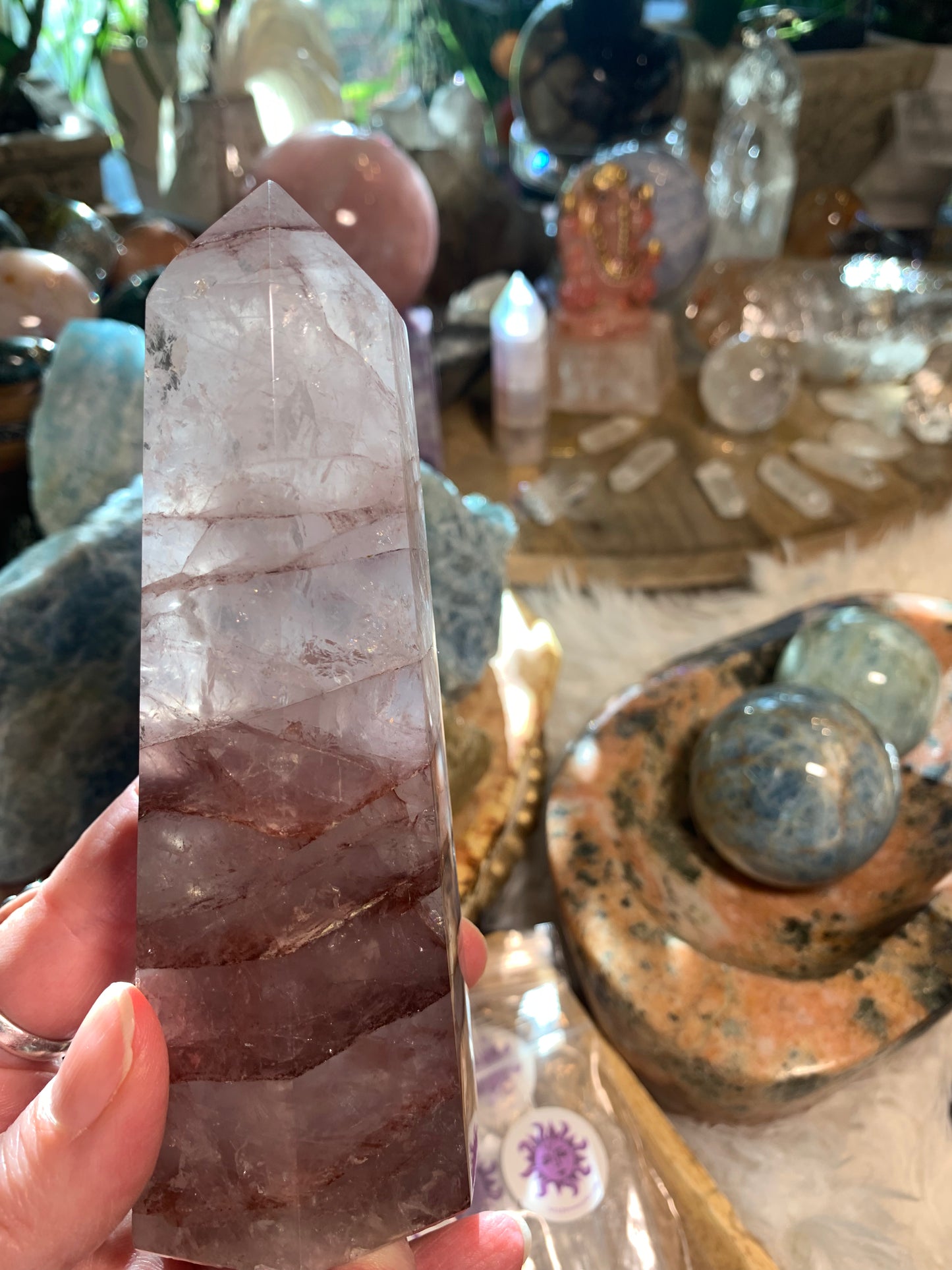 Hematoid Quartz Generator - Madagascar