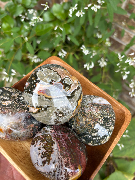 Ocean Jasper - Palm Stone | Madagascar