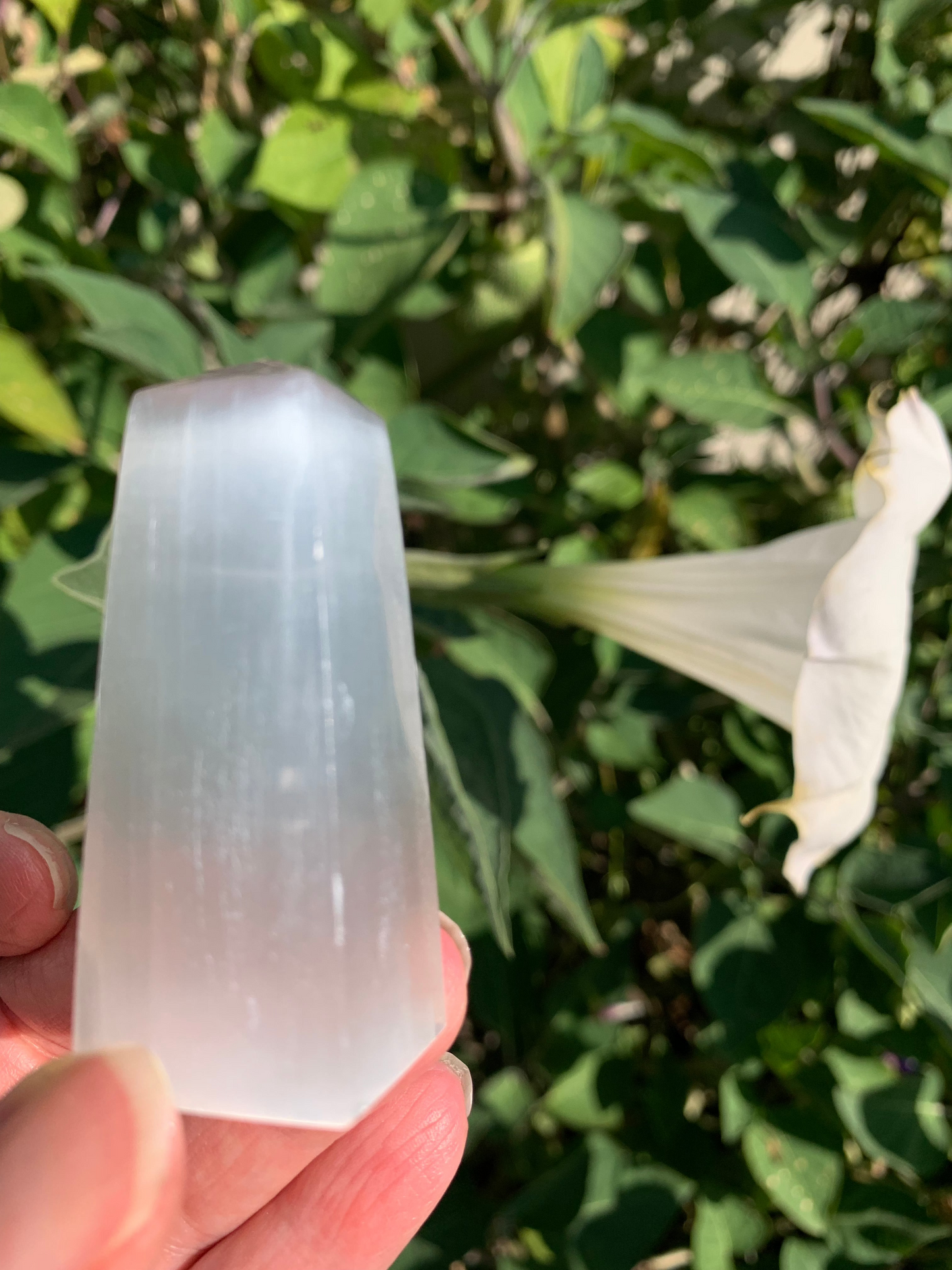 Selenite Obelisk