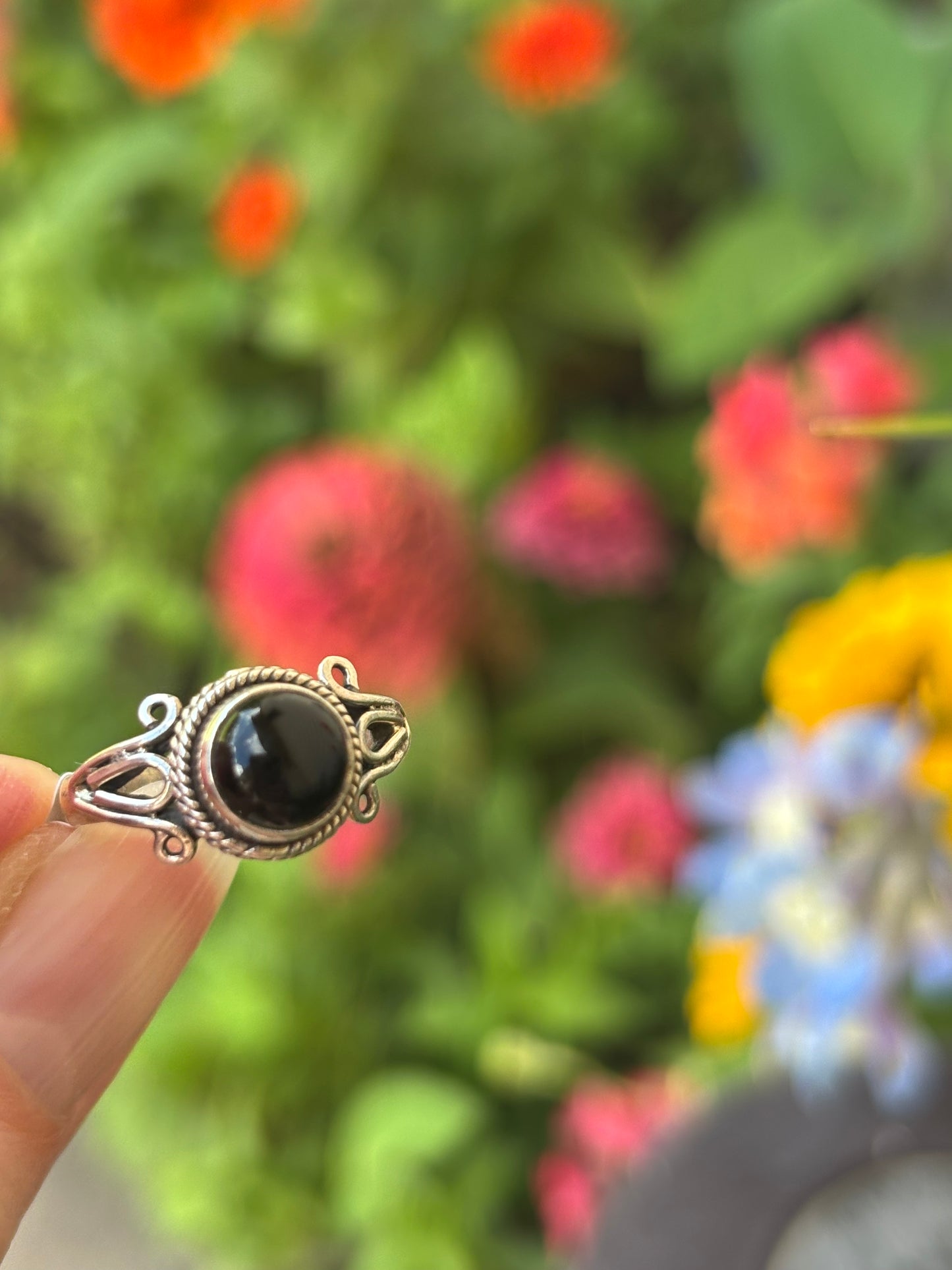 Black Onyx Ring size 6