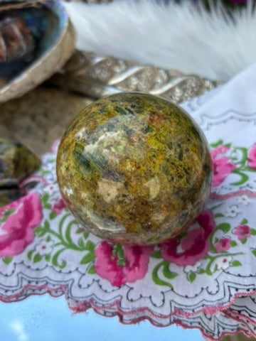 Green Opal sphere