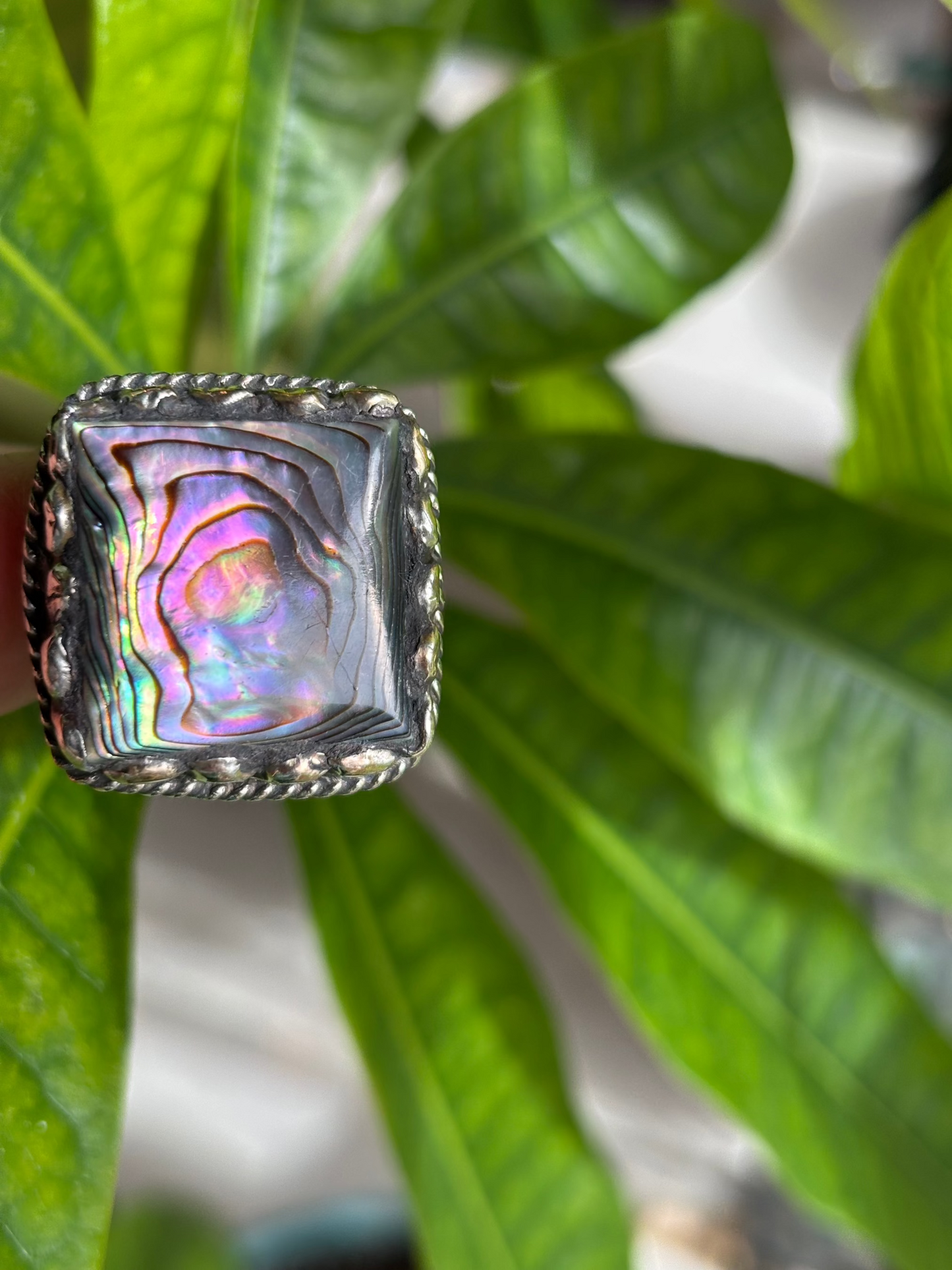 Abalone - Tibetan Silver