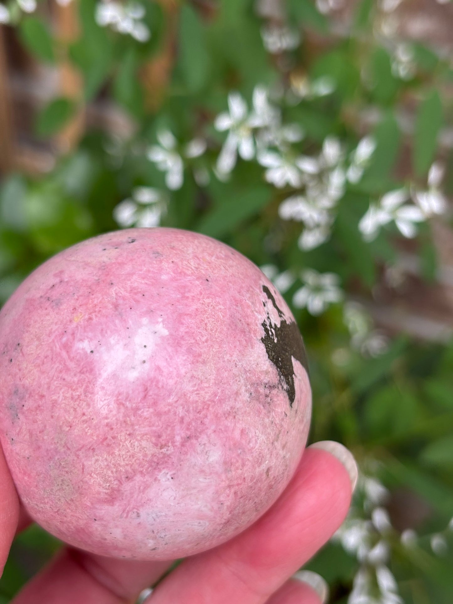Rhodonite Sphere - Peru