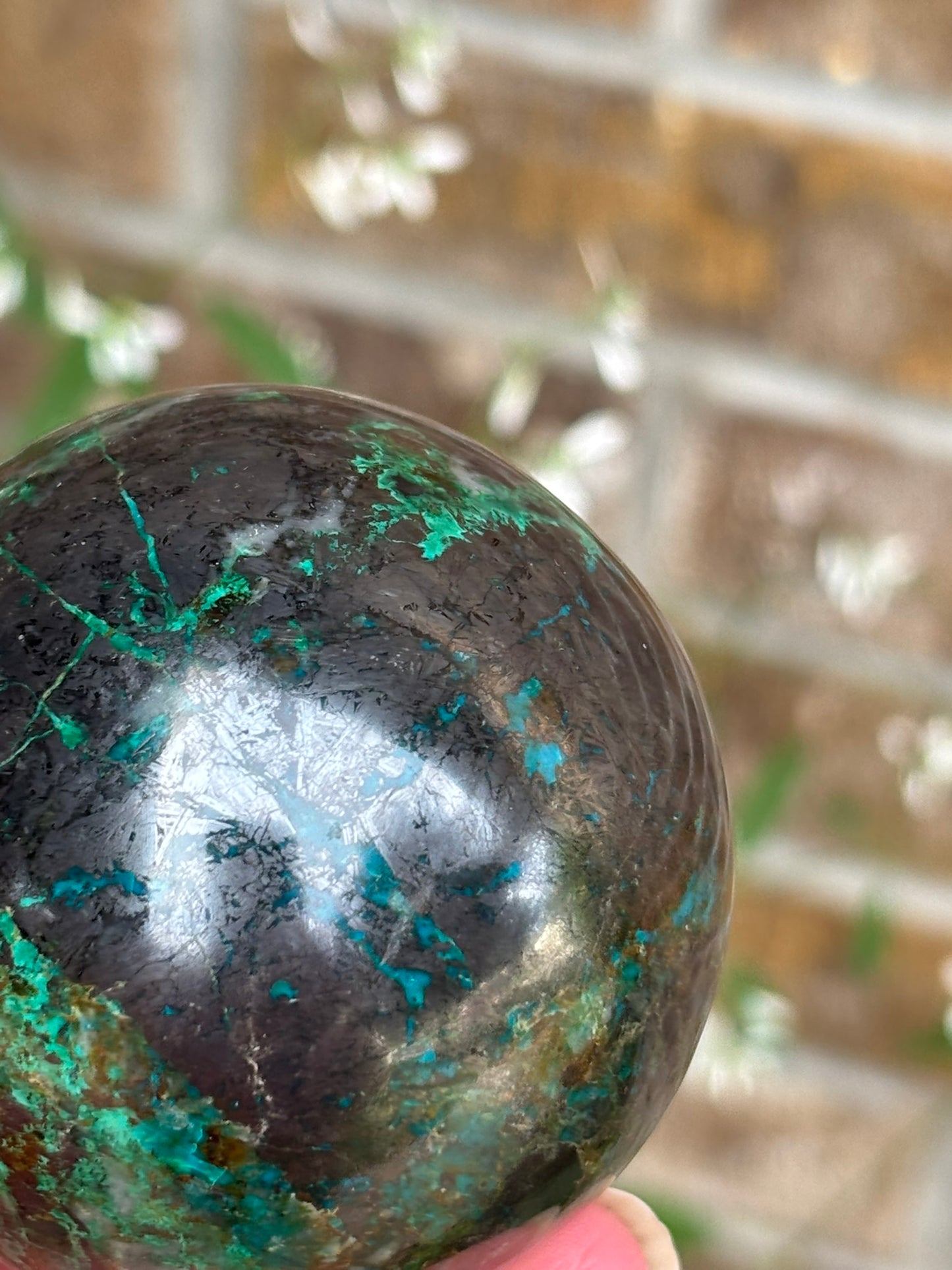 Chrysocolla Sphere