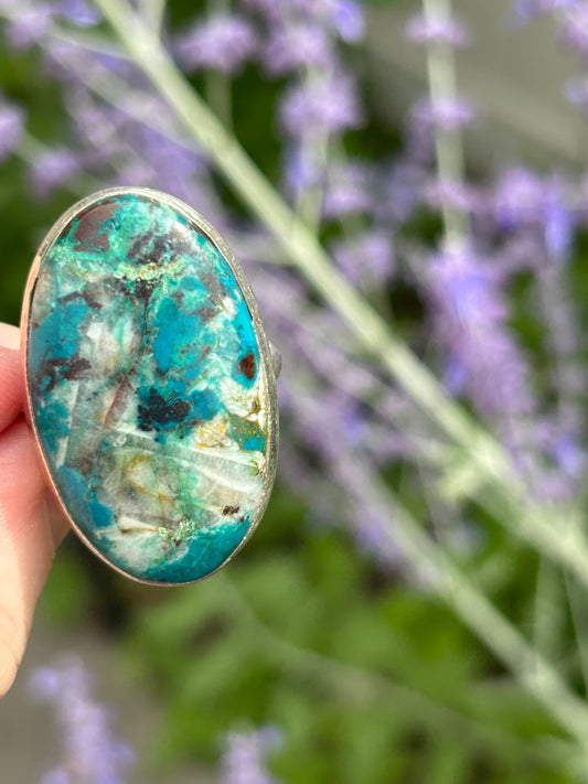 Chrysocolla Ring size 9.5