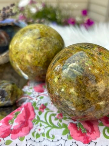 Green Opal sphere
