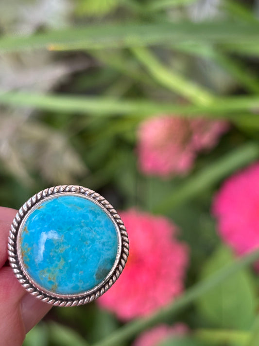 Turquoise Ring size 8