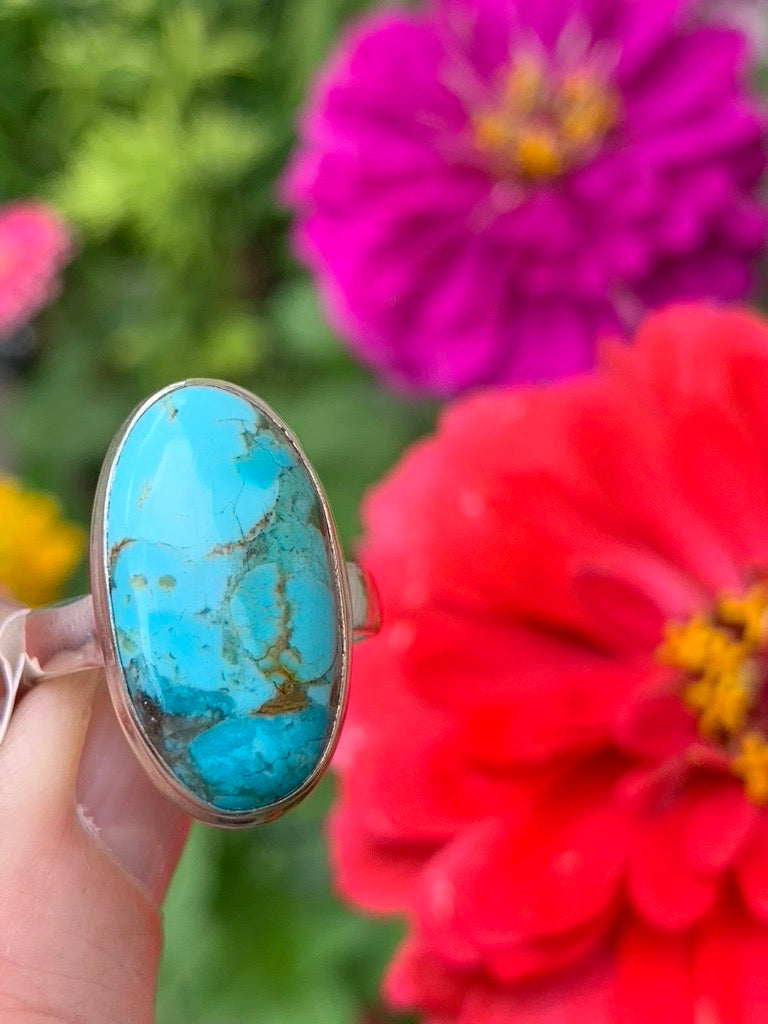 Turquoise Ring size 8