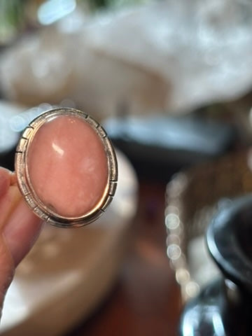 Pink Opal Ring Size 7.5