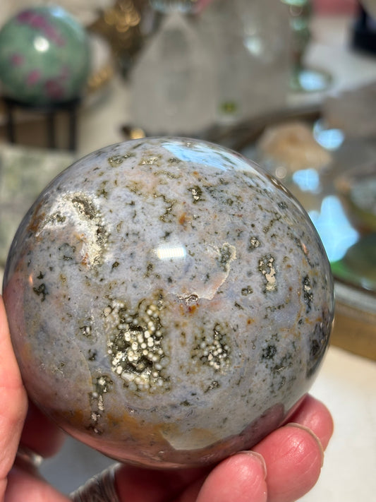 Sea Jasper Sphere - Madagascar