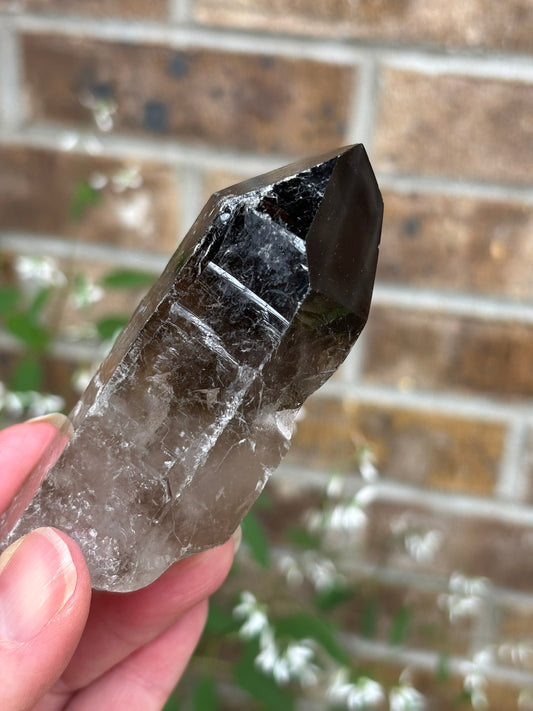 Smokey Quartz Point - Rainbow | Brazil
