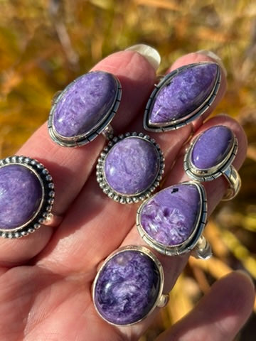 Charoite Ring size 8