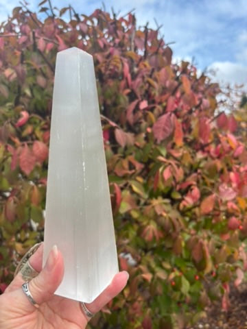 Selenite Obelisk