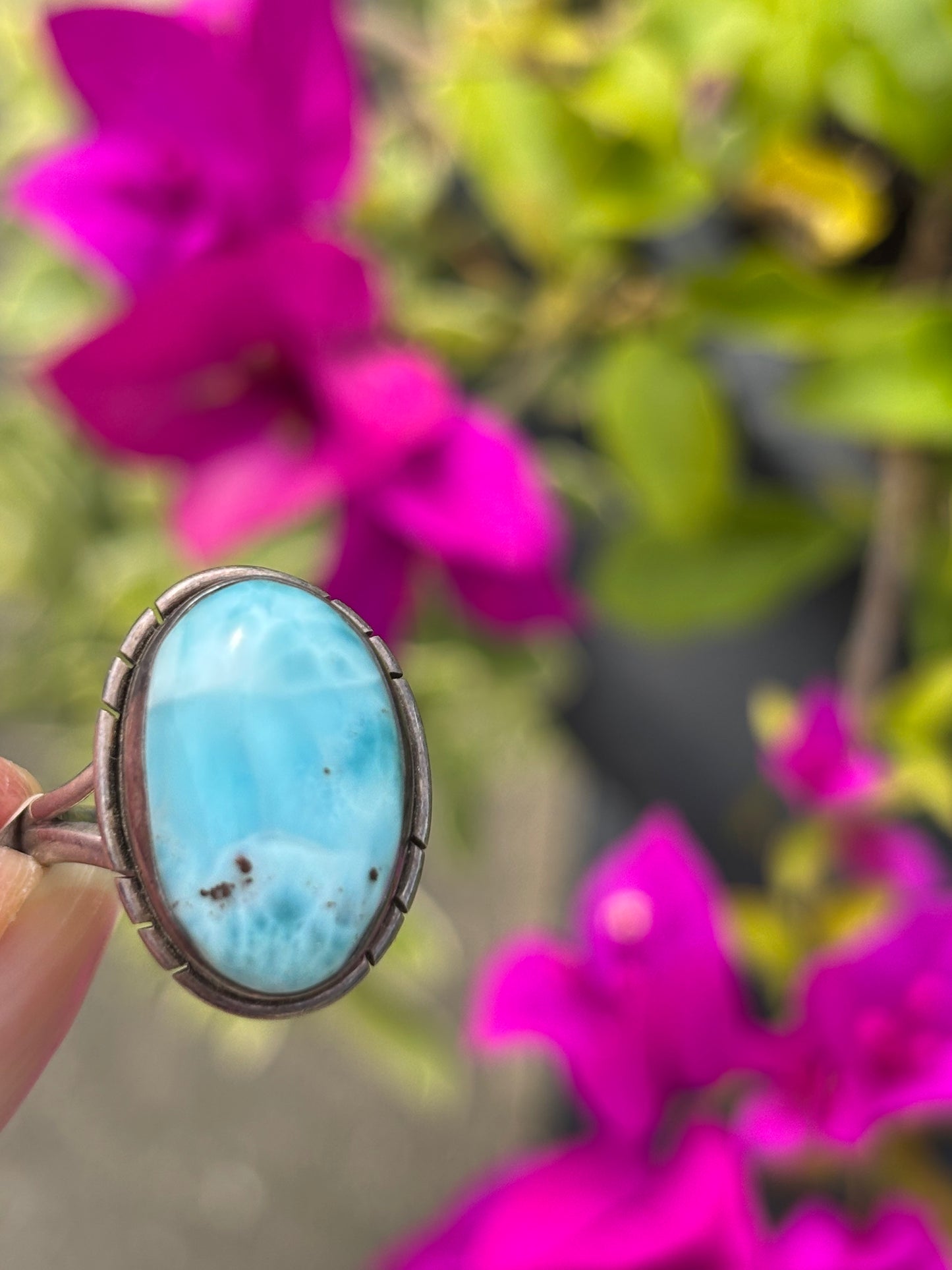 Larimar Ring Size 8