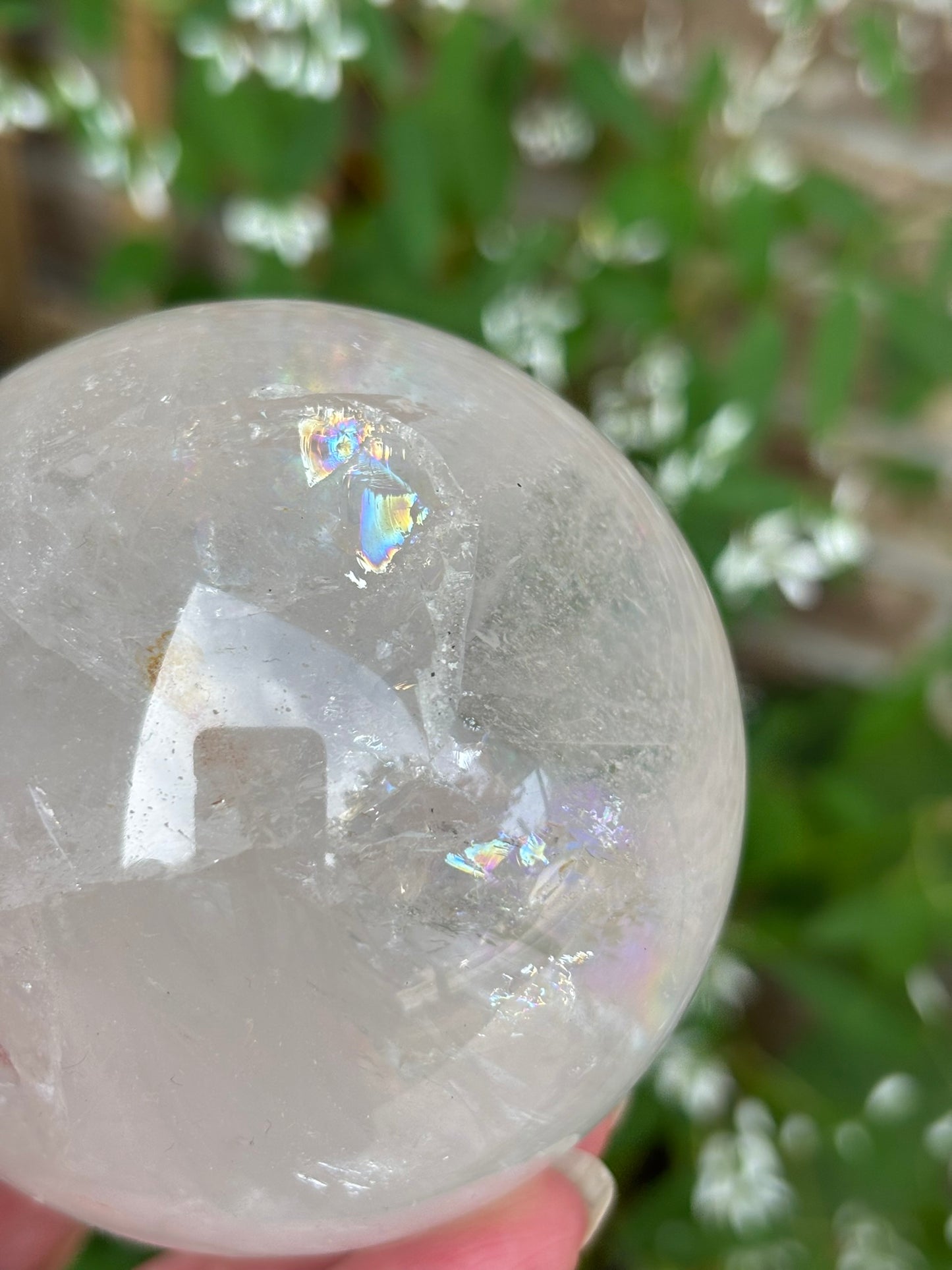 Lemurian Quartz Sphere - Brazil