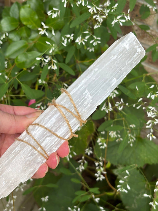 Natural Selenite Wand | Morocco