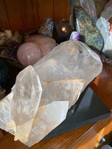 Smokey Lemurian Quartz Point