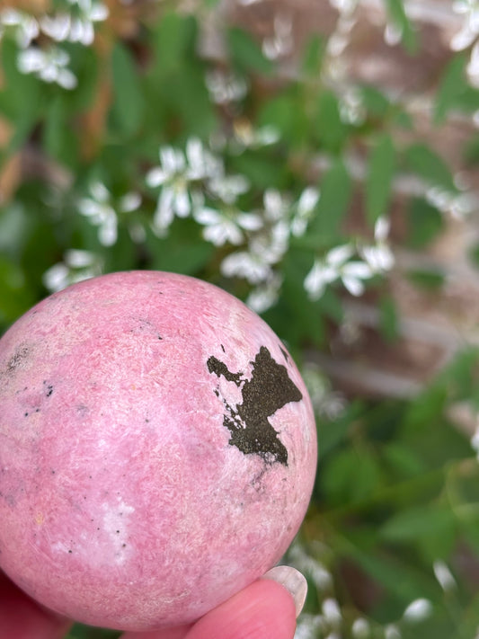 Rhodonite Sphere - Peru
