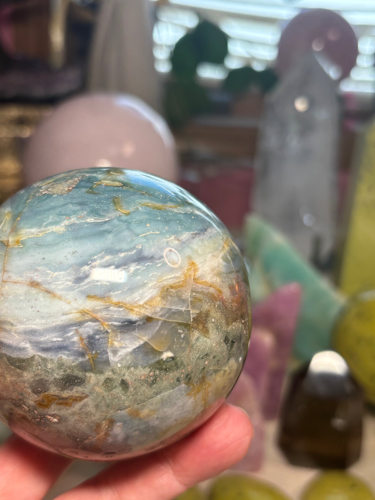 Sea Jasper Sphere - Madagascar