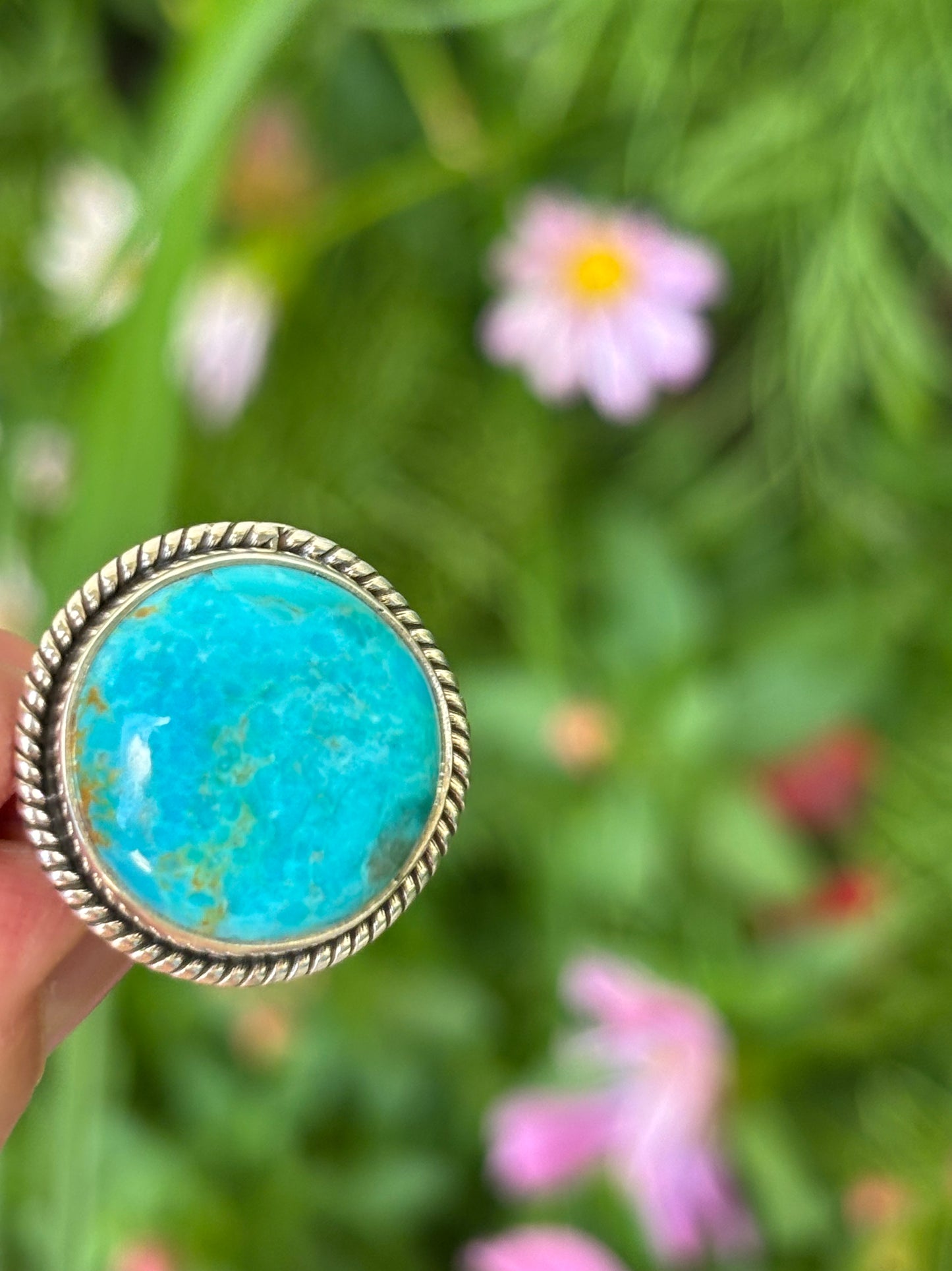 Turquoise Ring size 8