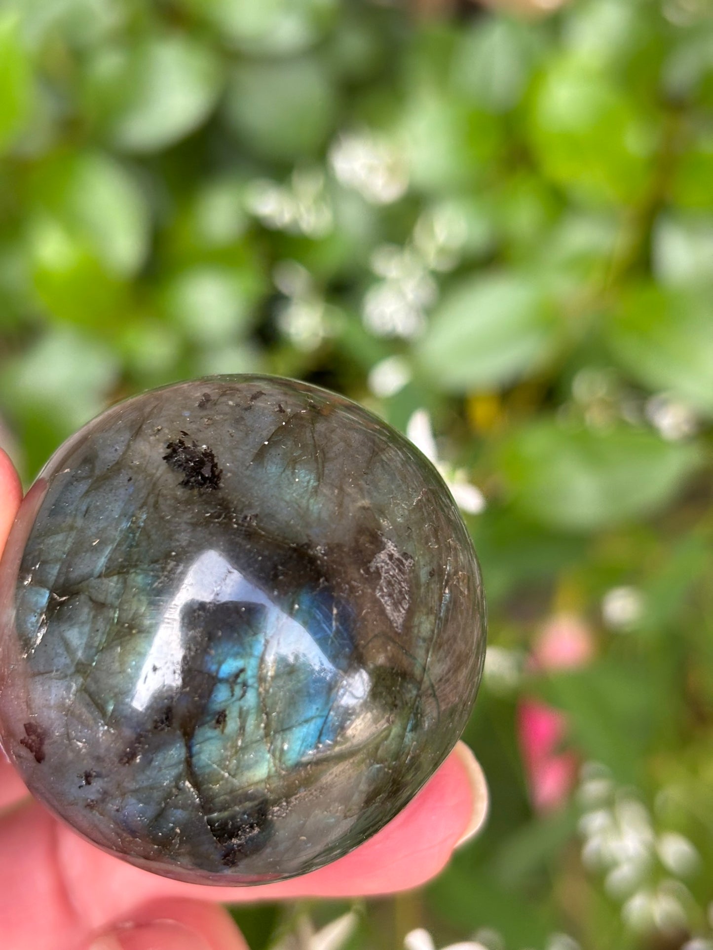 Labradorite sphere - Madagascar