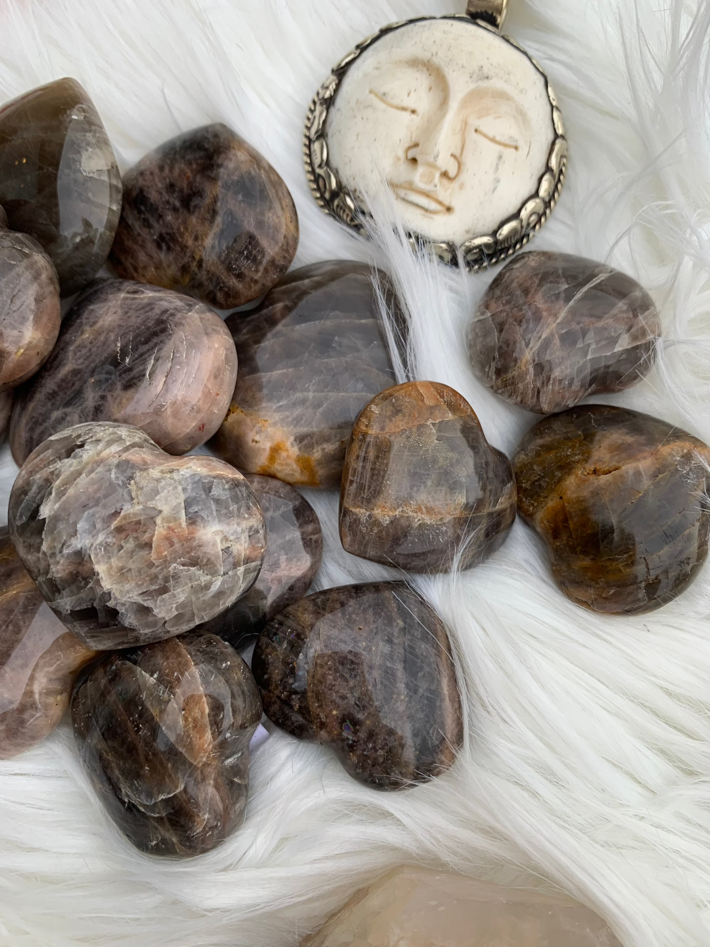 Black Moonstone - Heart