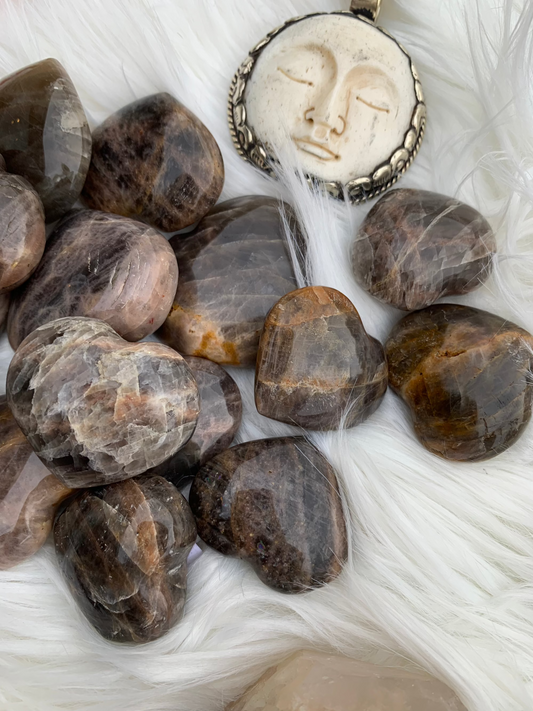 Black Moonstone - Heart