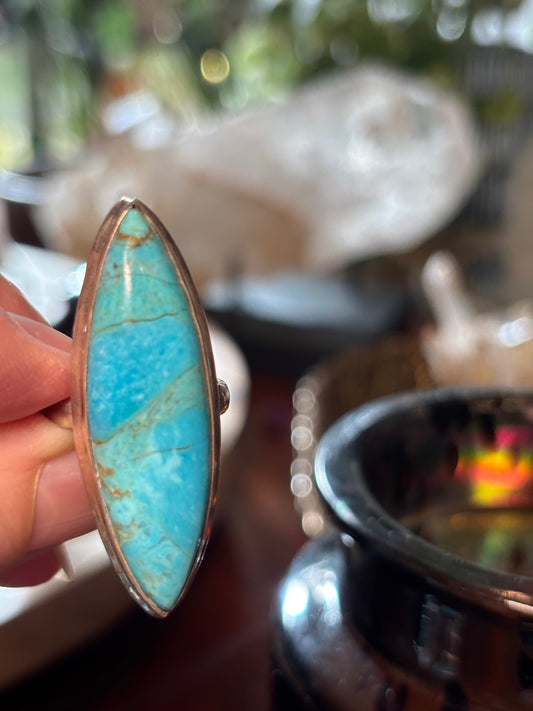Turquoise Ring size 6.5