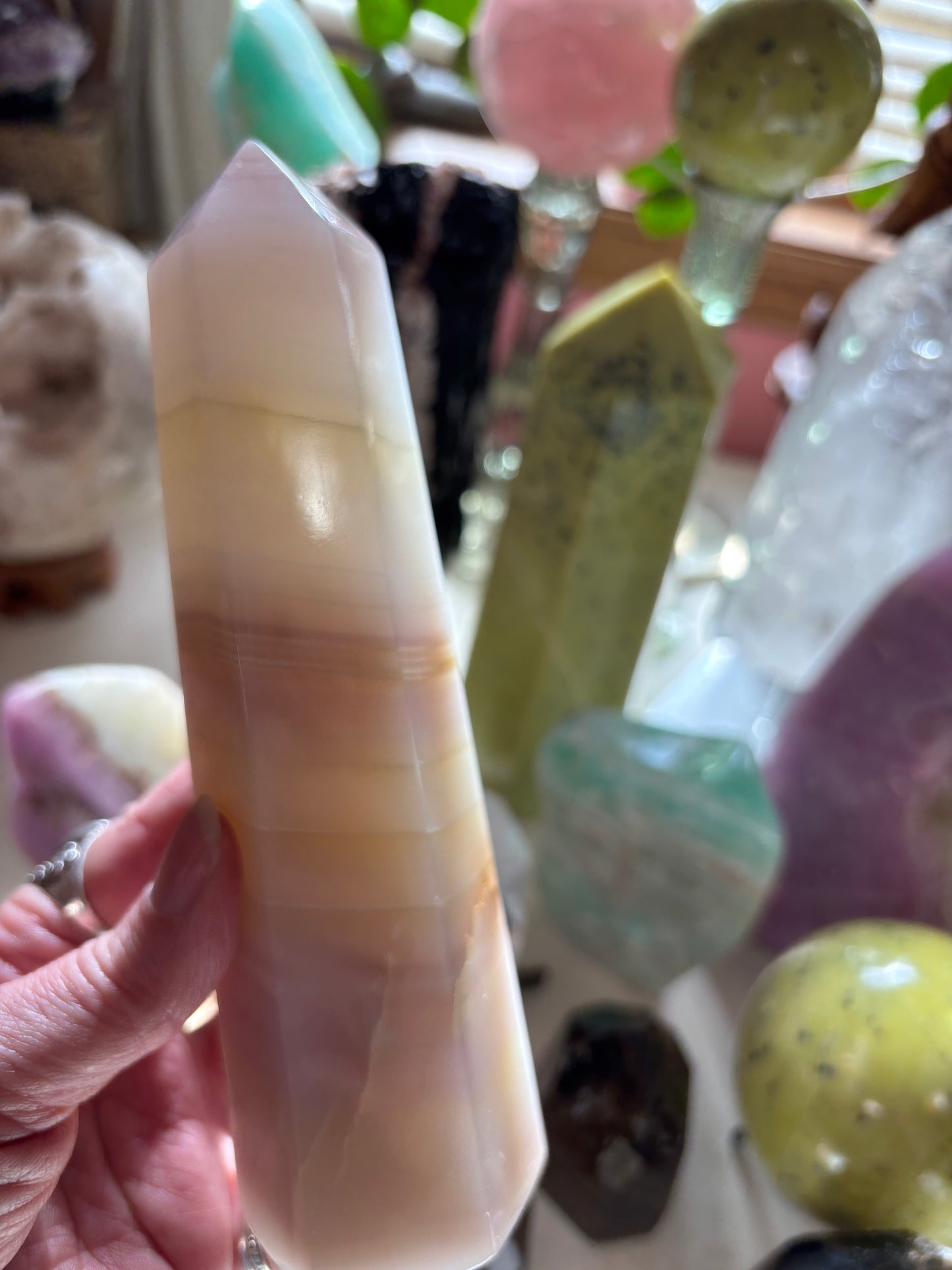Watermelon Calcite - Generator - Pakistan