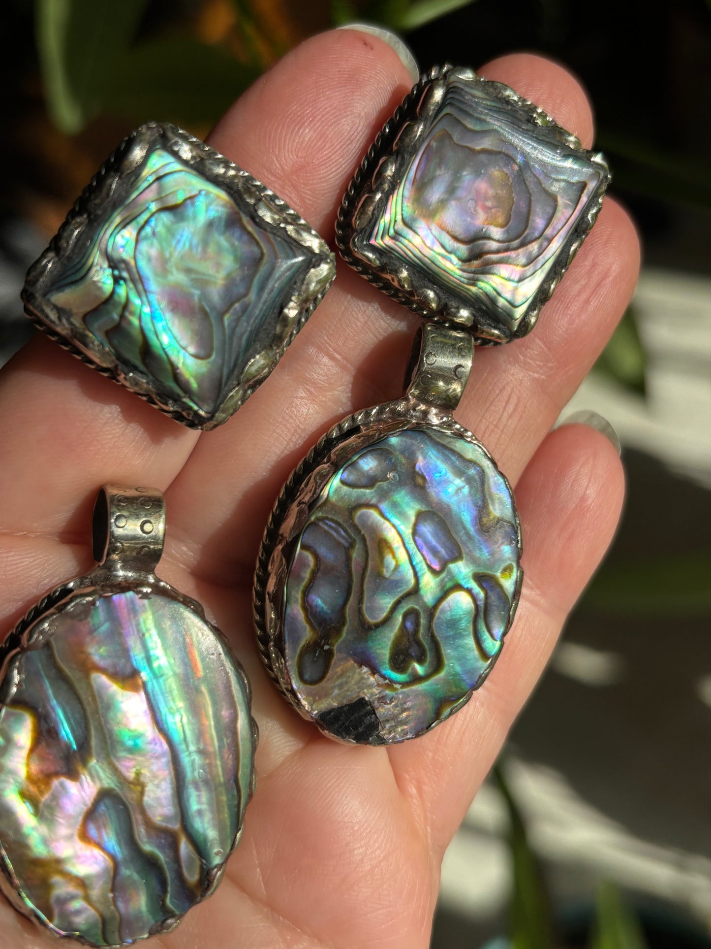 Abalone - Tibetan Silver